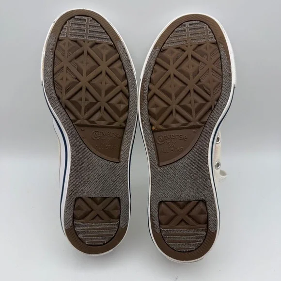 Converse All Star Low Top Sneakers Shoes Women's Size 8 Canvas White Casual - Picture 6 of 8